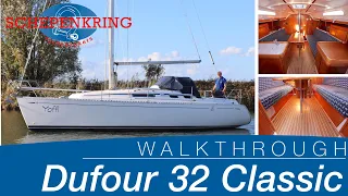 Dufour 32 Classic for sale | Yacht Walkthrough | @ Schepenkring Lelystad | 4K