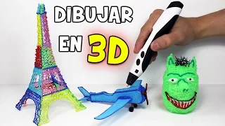 Como dibujar en 3D con un Lápiz 3D | Impresora 3D