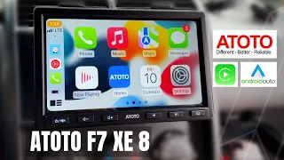 $250 ATOTO F7 XE 8 // FULL Review and INSTALL // WIRELESS CarPlay Android Auto Universal Car Stereo