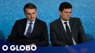 Moro acusava Bolsonaro de corrupção; Bolsonaro chamava Moro de mau caráter. Agora são aliados