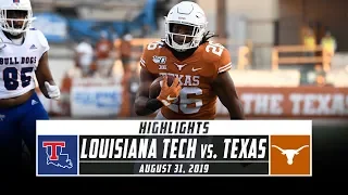 Louisiana Tech vs. No. 10 Texas Football Highlights (2019) | Stadium