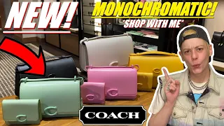 NEW Coach Monochromatic Collections? Juno Bags And MORE! *Coach Shop With Me*