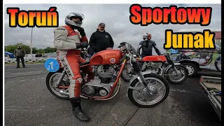 Wyścigowy Sportowy Junak M10 Zabytkowe Motocykle Tor Toruń 2022