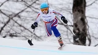 Inga Medvedeva (2nd run) | Women's super combined standing | Alpine skiing | Sochi 2014 Paralympics