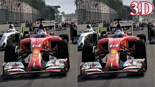 F1 2014 3D video SBS VR Box googe cardboard