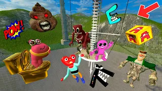 🔥 NEW RAINBOW FRIENDS ALPHABET LORE DR LIVESEY 3D SANIC CLONES MEMES SPARTAN KICKING in Gmod