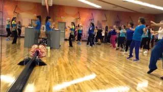 Video 2 of Belly Dancing in Zumba class