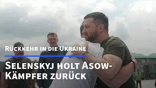 Selenskyj holt Asow-Kämpfer in die Ukraine zurück | AFP