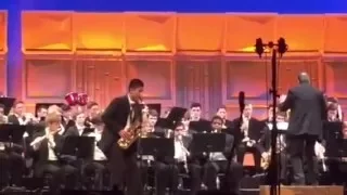 Flight of the Bumblebee - Alto Saxophone solo with concert band