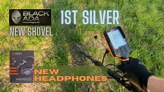 1st Silver with the Quest Q30 and digging with the Black ADA Gladius