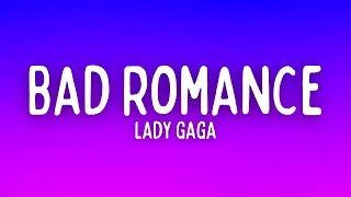 Lady Gaga - Bad Romance (Lyrics)