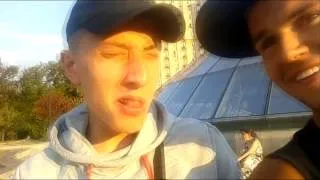 Андруша Горобець и Юрий Лисовский на Майдане спустя пол года после переворота