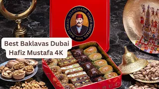 Best sweets, baklavas and cakes in Hafiz Mustafa Dubai   4K ( Turkish Baklavas ) | turkiye in dubai