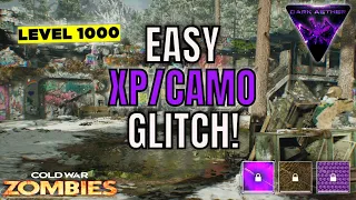 EASY UNLIMITED XP/CAMO GLITCH! Level Up Fast In Cold War Zombies! Season 6 Cold War Glitches!