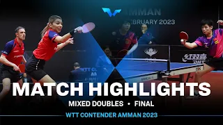 Bernadette Szocs/Ovidiu Ionescu vs Lin Shidong/Kuai Man | XD Final | WTT Contender Amman 2023