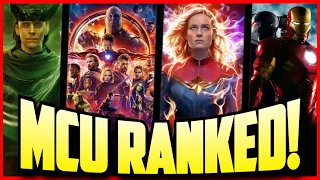 ALL 45 MCU FILMS & SHOWS RANKED! | Iron Man - The Marvels