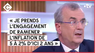 François Villeroy de Galhau et Me Richard Legrand - C à vous - 11/05/2022