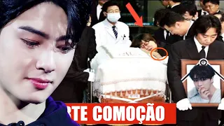 ATITUDE DE CHA EUN WOO EM VELÓRIO DE MOONBIN CANTOR DO GRUPO KPOP ASTRO COMOVE TODOS E SURPREENDE