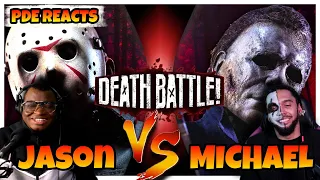 PDE Reacts | Jason Voorhees VS Michael Myers - DEATH BATTLE! (REACTION)