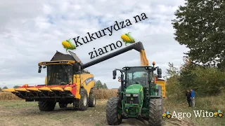 🌽Kukurydza na ziarno 2022🌽New Holland cx5.80🌽