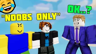 I Tried Joining a NOOB ONLY clan.. (Roblox Bedwars)