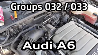 Группы 32 33 Audi A6 C6 (топливная смесь бедная или богатая) / Fuel trim groups 032 033 Audi A6C6