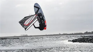 WINDSURF CRASHES! #Shorts