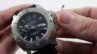 Pre-Owned Panerai Luminor Submersible Pam 87 Luxury Watch Review