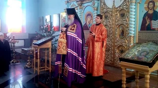 Проповедь владыки Стефана епископа Тихорецкого и Кореновского  9 января 2018 года