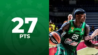 Kendrick Nunn (27 points) 🟢 Maccabi Playtika Tel Aviv-Panathinaikos 88-95 (Game 4)