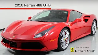 2016 Ferrari 488 GTB Start Up and Walk-Around