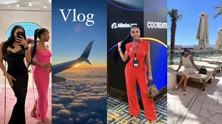 VLOG: MY FIRST BRAND TRIP! WE'RE IN VEGAS BABY, DRESS FITTING, NEW RESTAURANT IN ATL + MORE