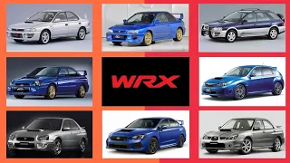 The History of Subaru WRX | seluruh generasi impreza WRX STI
