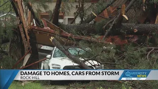 Rock Hill neighbors begin clean up from weekend storms