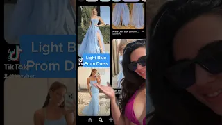 Prom MAKEUP INSPO Light Blue DRESS - TikTok trending #prommakeup #makeup