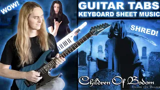 Follow The Reaper | Children of Bodom | Guitar Tabs - Keyboard Sheet Music | ft  Diego Valadez