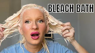 AT HOME BLEACH BATH FOR HAIR