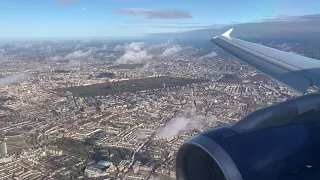 British Airways A319 approach and landing - London Heathrow (LHR/EGLL)