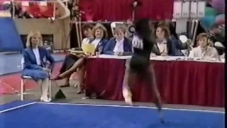 1987 NCAA Championships   Corrine Wright FX