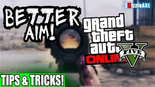 GTA 5 Better Aim In First Person Online! GTA 5 Online PS4 Tips & Tricks (GTA V Next Gen PS4)