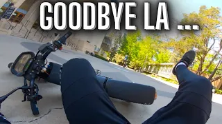 Goodbye LA // 72v Sur Ron Motovlog