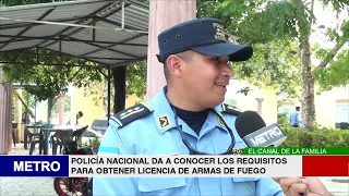 POLICÍA NACIONAL DA A CONOCER LOS REQUISITOS PARA OBTENER LICENCIA DE ARMAS DE FUEGO