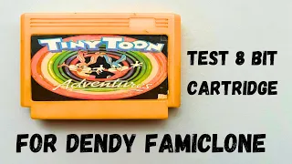 Review & test cartridge Tiny Toon for Dendy Famiclone