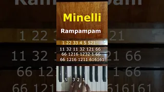 Minelli Rampampam ( cover piano)