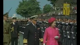 Queen Elizabeth II of the UK on a holiday to Norway in 1969