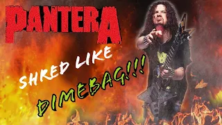 How to shred like Pantera’s Dimebag Darrell !!! ( Guitar Lesson )