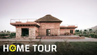 This Natural Mud House in Alwar is Designed With Traditional Construction Techniques (Home Tour).