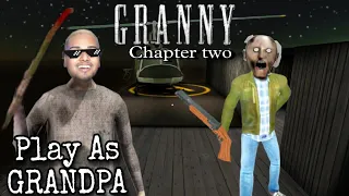 Granny Bhagi Helicopter leke 🤣| Playing as Grandpa |full gameplay