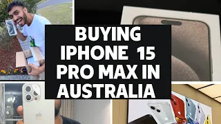 BUYING IPHONE 15 PRO MAX IN AUSTRALIA 🇦🇺 🤑| PRICE ? 💲| STORAGE ? | WORTH IT OR NOT? 💵|