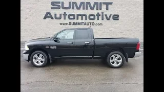 2013 RAM 1500 QUAD BIG HORN HEMI 4WD WALK AROUND REVIEW 9T230B SOLD! www.SUMMITAUTO.com